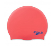 Шапочка для плавания Speedo Plain Moud Silc Cap Ju Красно-синий One Size (1000-8-70990H200)