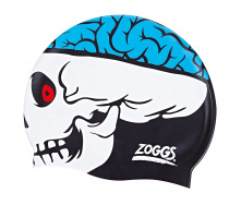 Шапочка для плавания Zoggs Character Silicone Cap Scull Разноцветный One Size (1000-465009)