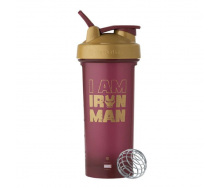 Шейкер спортивный BlenderBottle Classic Loop PRO Marvel Iron Man 28oz/820ml Бордово-золотистый (600561)