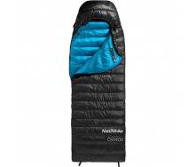 Спальник Naturehike CW400 NH18C400-D L Черно-голубой (1047-6976507666831)