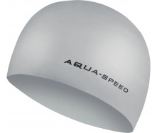 Шапочка для плавания Aqua Speed ​​3D Cap Серебристый One Size (1000-092-26)
