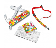 Набор подарочный детский Victorinox My First Children Set Animal Edition Parrot нож 84 мм/9 функций (0.2373.E3)