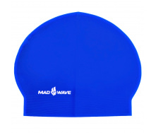 Шапочка для плавания MadWave SOLID M056501 Синий