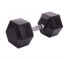 Гантель цельная шестигранная SP-Planeta SC-80075-17_5 17,5кг 1шт