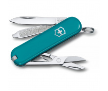 Нож-брелок Victorinox Classic SD Colors Mountain Lake 58 мм 7 функций Голубой (0.6223.23G)