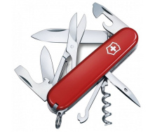 Швейцарский складной нож Victorinox Climber 91 мм 14 функций Красный полупрозрачный в блистере (1.3703.B1)