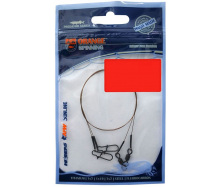 Поводок Ukrspin Orange Spinning плетенный сталь AFW 7х7 30 см 18 кг 40 lb/0.46 мм 2 шт Серый (1013-1590.03.55)