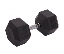 Гантель цельная шестигранная гексагональная Zelart TA-2679-35 35кг 1шт