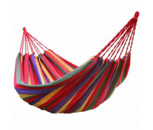 Гамак подвесной для отдыха Comfort тканевый бескаркасный одноместный Mexikan Hammock Разноцветный
