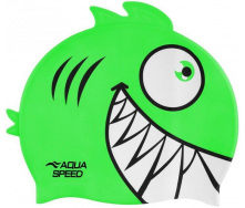 Шапка для плавания Aqua Speed Zoo Pirana One Size Салатовый (246-11)