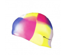 Шапочка для плавания Spokey Abstract Multicolor Силиконовая (s0510)