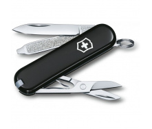 Складной нож Victorinox Classic SD 58 мм 7 функций Черный в блистере (0.6223.3B1)