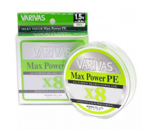 Шнур Varivas Max Power PE X8 Lime Green 200 м #0.8 (2124082/VA 13512)