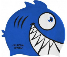 Шапка для плавания Aqua Speed Zoo Pirana One Size Синий (246-01)