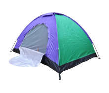 Палатка туристическая 3-х местная кемпинговая No Brand Camping Spot 2х1.5х1.1м Сине-зеленый