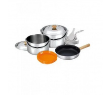Набор посуды Kovea STS Cookset L на 4-5 человек Серый (1053-VKC-ST08-45)