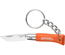 Ніж-брелок Opinel №2 (нерж-сталь) Помаранчевий (1013-204.63.99)