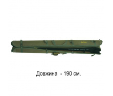 Кофр жесткий 2-х секционный для удочек КВ-12а 410122