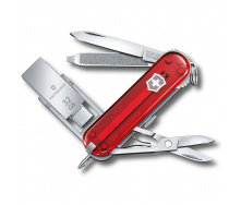 Швейцарский нож Victorinox Work 58 мм 8 функций USB флешка 32 Гб Красный (4.6235.TG32B1)