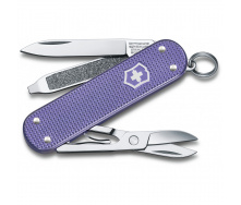 Нож-брелок Victorinox Classic SD Alox Colors Electric Lavender 58 мм 5 функций Фиолетовый (0.6221.223G)