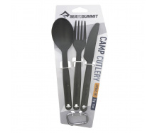 Набор столовых приборов Sea To Summit Camp Cutlery Set Charcoal 18,5 см (1033-STS ACUTLCH)
