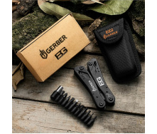 Мультитул Gerber Bear Grylls с набором бит насадок и пасатижами 9 в 1 BG-818 (4376)