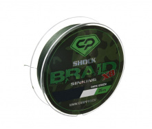 Шок-лидер Carp Pro Shock Braid PE X8 0.16мм 25м Dark Green