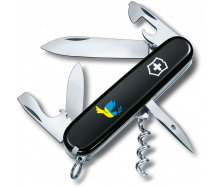 Складной нож Victorinox Spartan Ukraine 91 мм 12 функций Голубь мира сине-желтый (1.3603.3_T1036u)