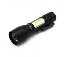 Ручной фонарь X-BALOG BL-513-XPE+COB zoom + microUSB + 3 режима