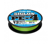 Шнур Sunline Siglon PE х4 300m (салат.) #1.7/0.223mm 30lb/13.0kg