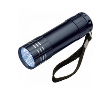 Карманный металлический светодиодный фонарик с батарейками No Brand 3R3 9 LED Light 3 AAA Черный