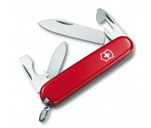 Швейцарский нож Victorinox Recruit 84 мм 10 функций Красный в блистере (0.2503.B1)