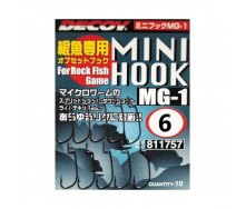 Крючок Decoy Mini Hook MG-1 06 10 шт/уп (1013-1562.00.18)