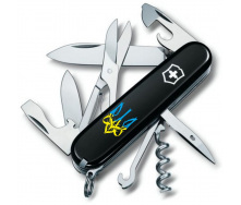 Складной нож Victorinox Climber Ukraine Трезубец готический сине-желтый (1.3703.3_T0636u)