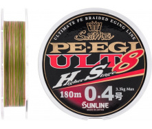 Шнур Sunline PE EGI ULT HS8 180m 0.117mm 3,9кг / 9lb (1658-07-34)