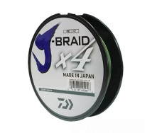 Шнур Daiwa J-Braid X4E 0.15мм-270м Dark Green (921842 / 12741-115)