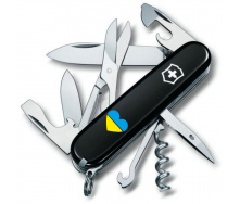 Складной нож Victorinox Climber Ukraine 91 мм Сердце сине-желтое (1.3703.3_T1090u)