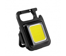 Фонарь X-BALOG LED COB 500lm 6W 500 mAh кемпинговый на карабине с магнитом и открывашкой Type-C (COB-500)