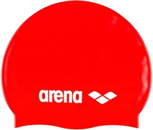 Шапка для плавания Arena Classic Silicone Jr One Size Красный (91670-044)