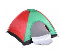 Палатка туристическая 3-х местная кемпинговая No Brand Camping Spot 2х1.5х1.1м Зеленый с красным