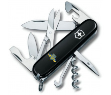 Складной нож Victorinox Climber Ukraine 91мм 14 функций Черный (1.3703.3_T1010u)