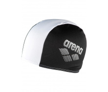 Шапка для плавания Arena POLYESTER II JR (002468-510) черный, белый Дет OSFM