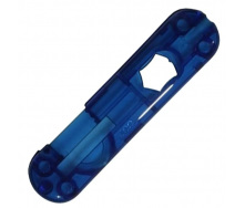 Накладка на нож Victorinox 58мм передняя с фонарем LED V Блакитний (1049-VxC6202.T1)