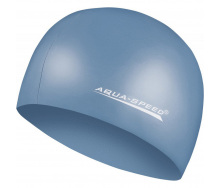 Шапка для плавания Aqua Speed MEGA 100-22 (100-22) синий металлик Уни (5908217635525)