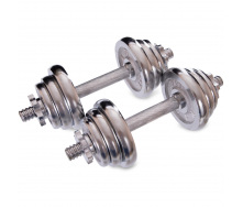 Гантели SP-Sport TA-80002-15 15кг Хром
