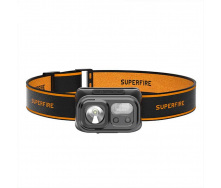 Фонарь налобный аккумуляторный SuperFire HL23-S 350 Lumen IP44 Black