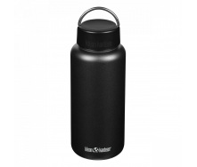 Бутылка для воды Klean Kanteen Wide Loop Cap 1182 мл Черный (1017-1009497)