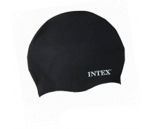 Шапочка для плавания Intex 55991 Силикон 1 размер Чёрный