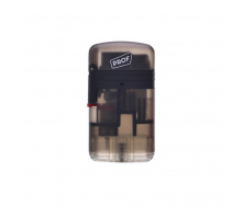 Зажигалка газовая 2 турбо Prof Double Jet Flame Transparent Черная (40803728BL)
