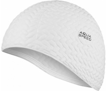 Шапочка для плавания Aqua Speed Bombastic Tic-Tac Белый One Size (1000-117-05)